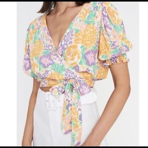 Faithfull the Brand | Revolve La Cole Wrap Top Ade